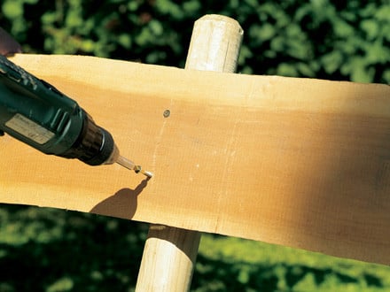 costruire panchina legno fase 4