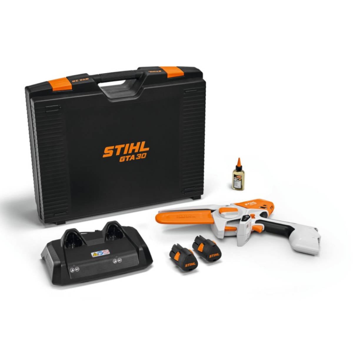 Potatore a batteria Stihl GTA 30 con 2 batterie e caricabatterie - alliastore